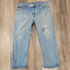 Levi's, 501, Relaxed, Jeans, Denim, Work, Outdoors, Office, Men, Classic, Farm